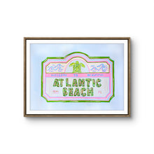 Load image into Gallery viewer, Atlantic Beach Sign Print