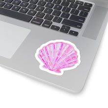 Load image into Gallery viewer, Hot Pink Seashell Sticker
