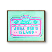 Load image into Gallery viewer, Anna Maria Beach Sign Print
