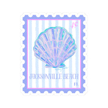 Load image into Gallery viewer, Jacksonville Beach Shell Stamp Sticker