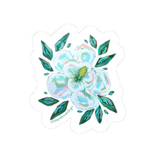 Load image into Gallery viewer, White Magnolia Floral Kiss-Cut Sticker