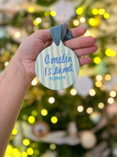 Load image into Gallery viewer, Amelia Island Blue Striped Flat Ornament