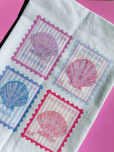 Load image into Gallery viewer, Jax Beach Stamps Tea Towel