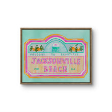 Load image into Gallery viewer, Jacksonville Beach Sign Print