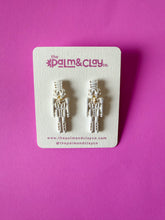 Load image into Gallery viewer, White Shimmer Nutcracker