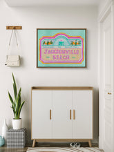 Load image into Gallery viewer, Jacksonville Beach Sign Print