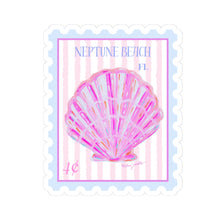 Load image into Gallery viewer, Neptune Beach Shell Stamp Sticker