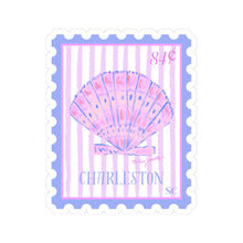 Load image into Gallery viewer, Charleston SC Striped Shell Sticker