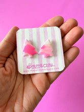 Load image into Gallery viewer, Pink Marble Tree studs