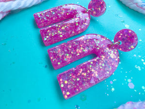 Pink Glitter Arches