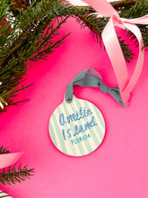 Load image into Gallery viewer, Amelia Island Blue Striped Flat Ornament