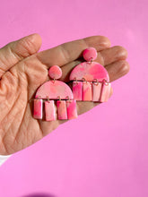 Load image into Gallery viewer, Pink Marble Dangle