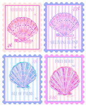 Load image into Gallery viewer, Charleston Beaches Stamp Print