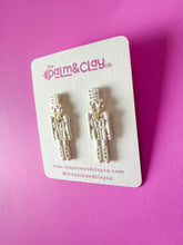 Load image into Gallery viewer, White Shimmer Nutcracker