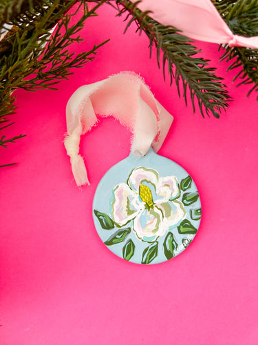 Magnolia Flat Ornament