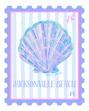 Load image into Gallery viewer, Jacksonville Beach Stamp Print