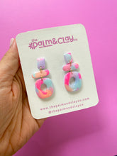 Load image into Gallery viewer, Neon Marble Dangles