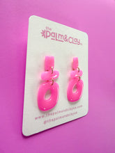 Load image into Gallery viewer, Hot Pink Dangles