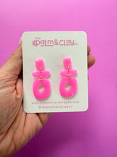 Load image into Gallery viewer, Hot Pink Dangles