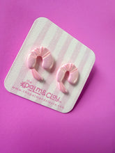 Load image into Gallery viewer, Pink Shimmer Shrimp Stud