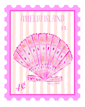 Load image into Gallery viewer, Amelia Island Stamp Print