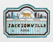Load image into Gallery viewer, Jacksonville Sign Print