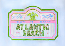Load image into Gallery viewer, Atlantic Beach Sign Print