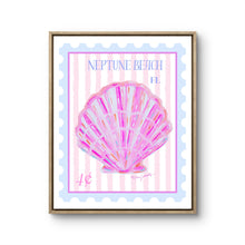 Load image into Gallery viewer, Neptune Beach Stamp Print