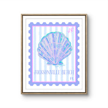 Load image into Gallery viewer, Jacksonville Beach Stamp Print