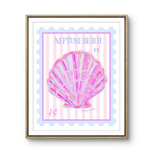 Load image into Gallery viewer, Neptune Beach Stamp Print